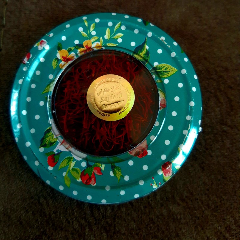 زعفران 0/5 گرمی طرح خاتم